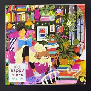 NEW Reading Nook 750 Piece Jigsaw Puzzle by RoseArt (My Happy Place Collection)